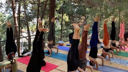 Kamp Alanında Yoga Kampı